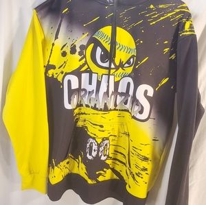 Organized Chaos Pull Over Hoodie Sz. Large. New